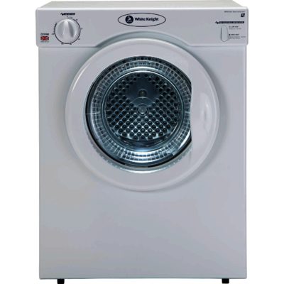 White Knight C37AW 3kg Compact Vented Tumble Dryer in White